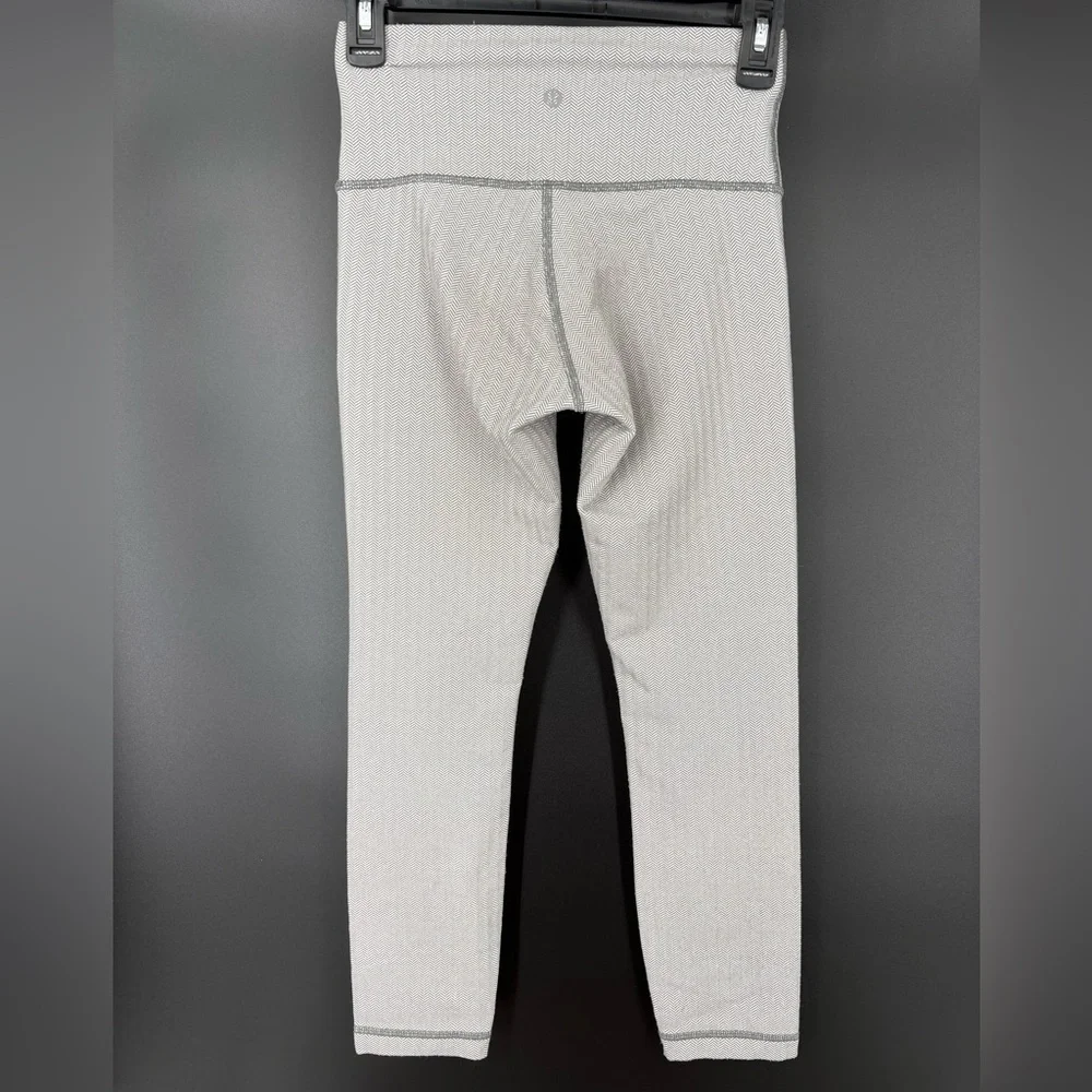 Lululemon Wunder Under Crop Herringbone